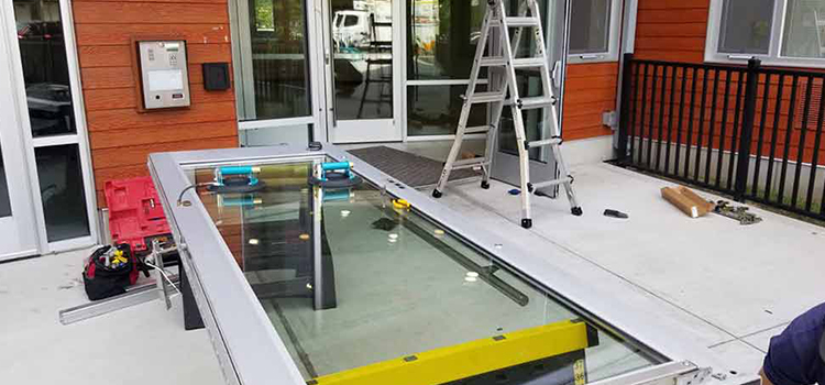 storefront door glass replacement Ben Lomond